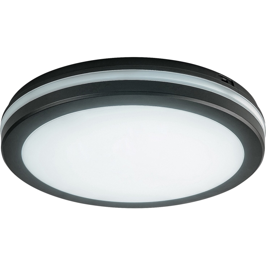 Rabalux - LED-kattovalaisin kylpyhuoneeseen LED/28W/230V 3000/4000/6500K IP54 musta