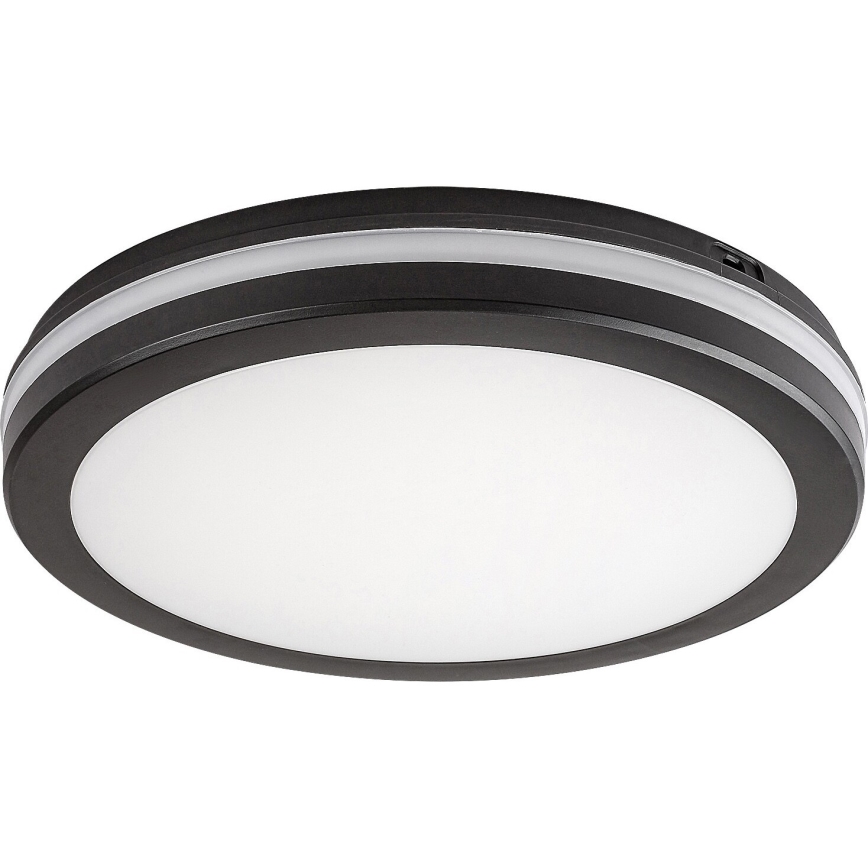 Rabalux - LED-kattovalaisin kylpyhuoneeseen LED/28W/230V 3000/4000/6500K IP54 musta