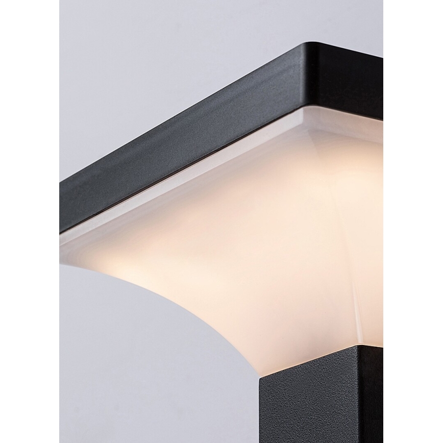Rabalux - LED-seinäaurinkovalaisin anturilla LED/4W/230V IP44 musta