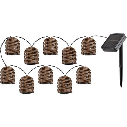 Rabalux - LED-aurinkoketju 10xLED/0,6W/1,2V 5 m IP44