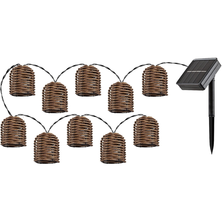 Rabalux - LED-aurinkoketju 10xLED/0,6W/1,2V 5 m IP44