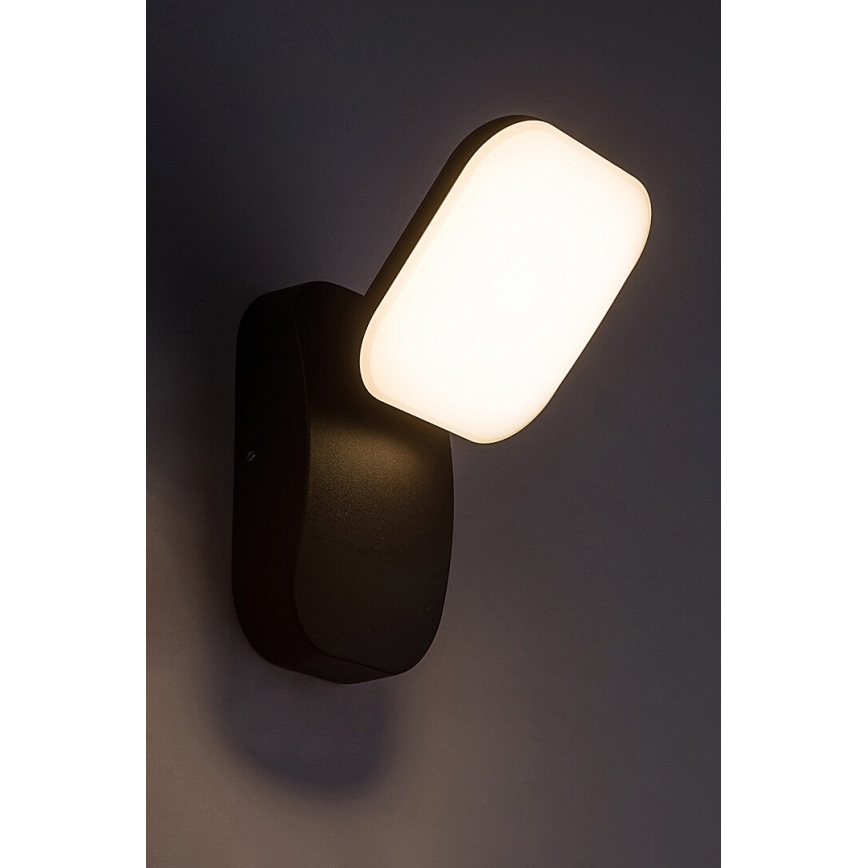 Rabalux - LED ulkovalaisin joustava LED/12W/230V IP44 musta