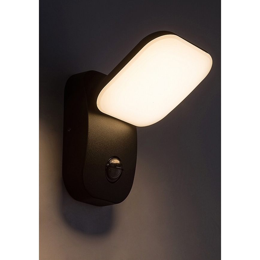 Rabalux - LED Ulkovalaisin joustava anturilla LED/12W/230V IP44
