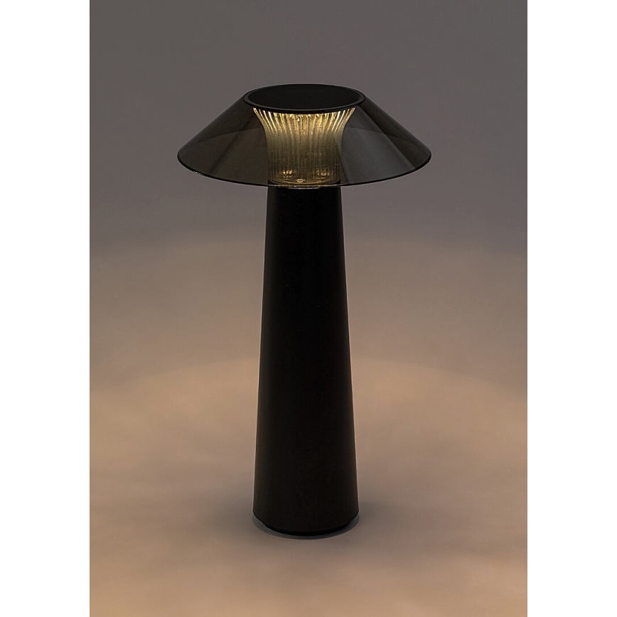 Rabalux - LED Himmennettävä ladattava kosketuspöytävalaisin LED/5W/5V IP44 musta