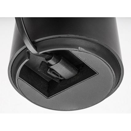 Rabalux - LED Himmennettävä ladattava kosketuspöytävalaisin LED/5W/5V IP44 musta