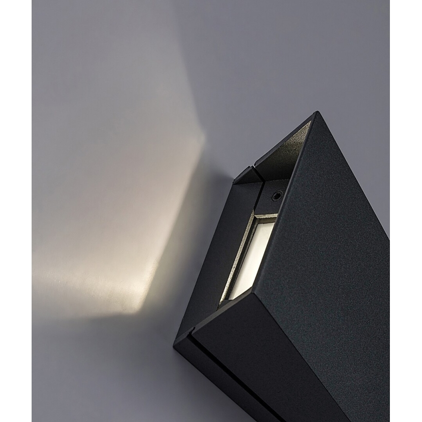 Rabalux - LED-ulkoseinävalaisin LED/3W/230V IP65 antrasiitti