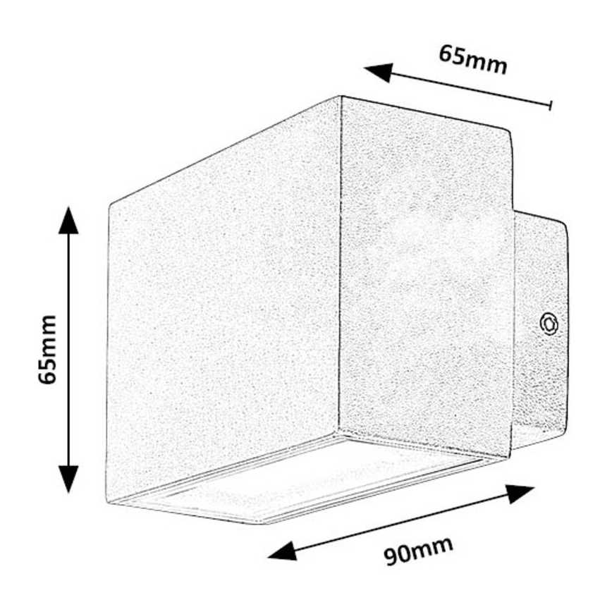 Rabalux - LED-ulkoseinävalaisin LED/7W/230V IP54 valkoinen