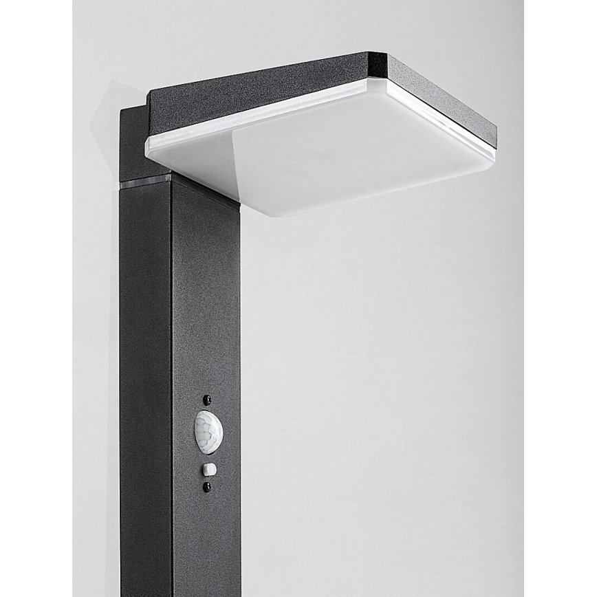 Rabalux - LED Himmennettävä aurinko ulko lamppu anturilla LED/4,4W/3,7V IP54 antrasiitti