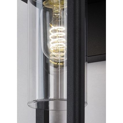 Rabalux - Ulkoseinävalaisin 1xE27/15W/230V IP54 musta