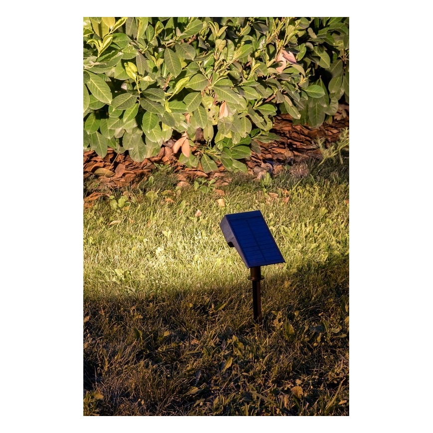 Rabalux - LED aurinkovalaisin LED/0,5W/3,7V IP65 musta 3000 mAh