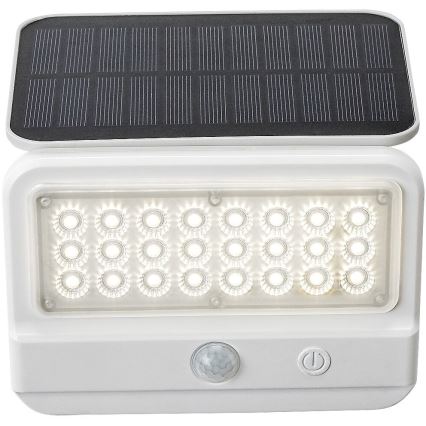 Rabalux - LED-seinäaurinkovalaisin anturilla LED/7W/3,7V IP54 valkoinen