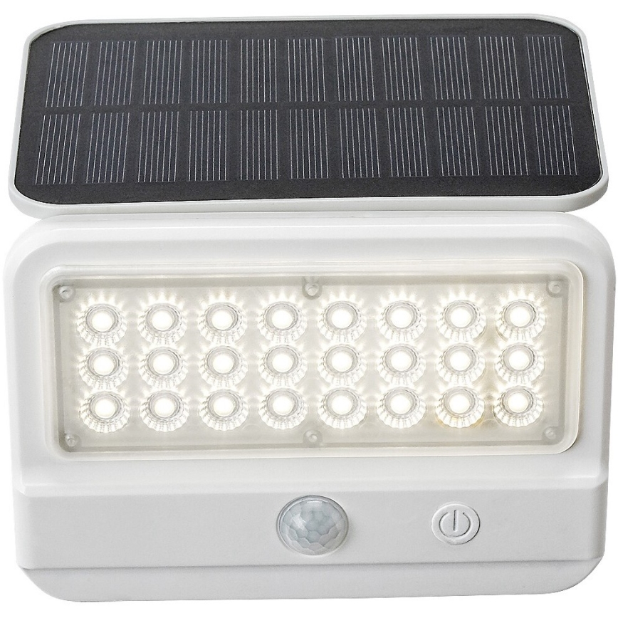Rabalux - LED-seinäaurinkovalaisin anturilla LED/7W/3,7V IP54 valkoinen