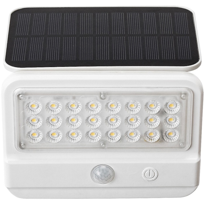 Rabalux - LED-seinäaurinkovalaisin anturilla LED/7W/3,7V IP54 valkoinen