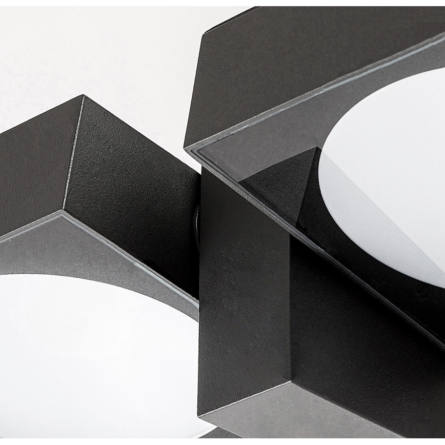Rabalux - LED Ulkotila wall flexible kevyt 2xLED/7W/230V IP54 antrasiitti