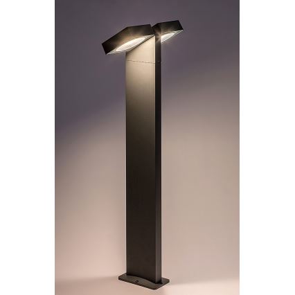 Rabalux - LED Ulkotila flexible lamppu 2xLED/7W/230V IP54 antrasiitti