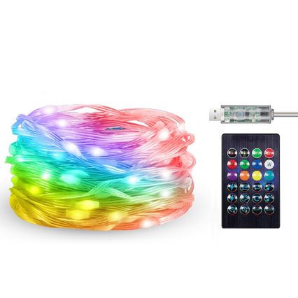 Rabalux - LED-RGB-nauha LED/2,8W/5V 5m IP44 WiFi + kauko-ohjaus