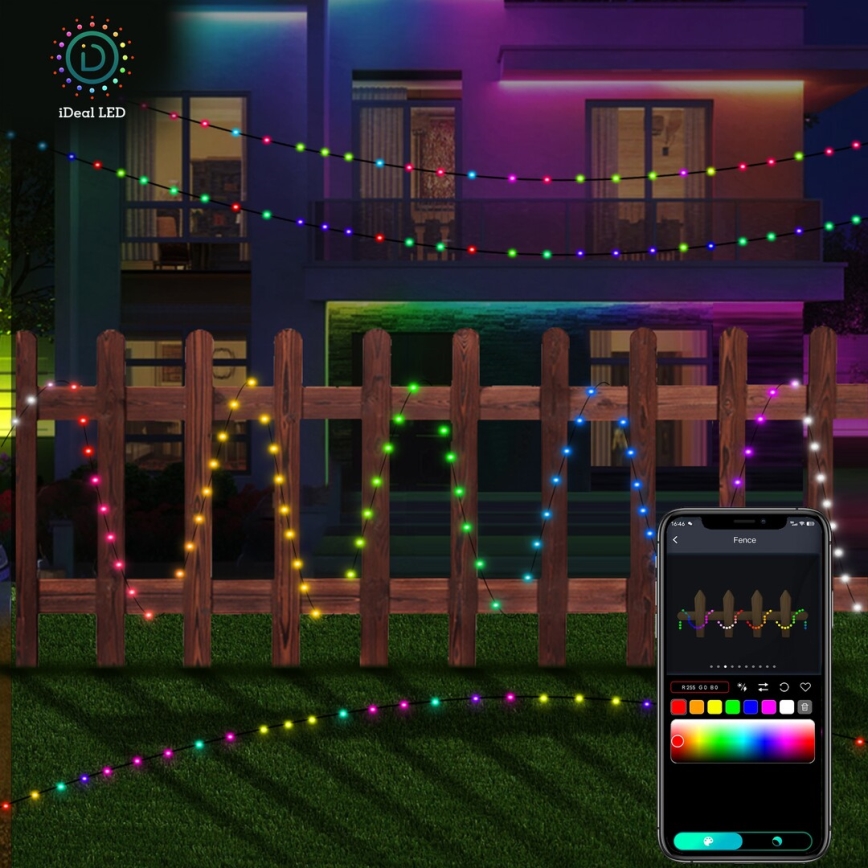 Rabalux - LED-RGB-nauha LED/3,2W/5V 10m IP44 Wi-Fi + kauko-ohjaus