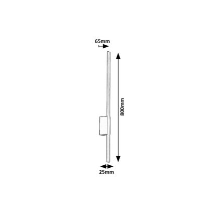 Rabalux - LED-ulkoseinävalaisin LED/12W/230V IP44
