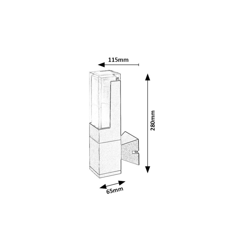 Rabalux - LED-ulkoseinävalaisin LED/7W/230V 2700/4000/6000K IP54