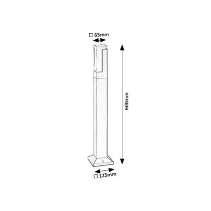 Rabalux - LED-ulkolamppu LED/7W/230V IP54