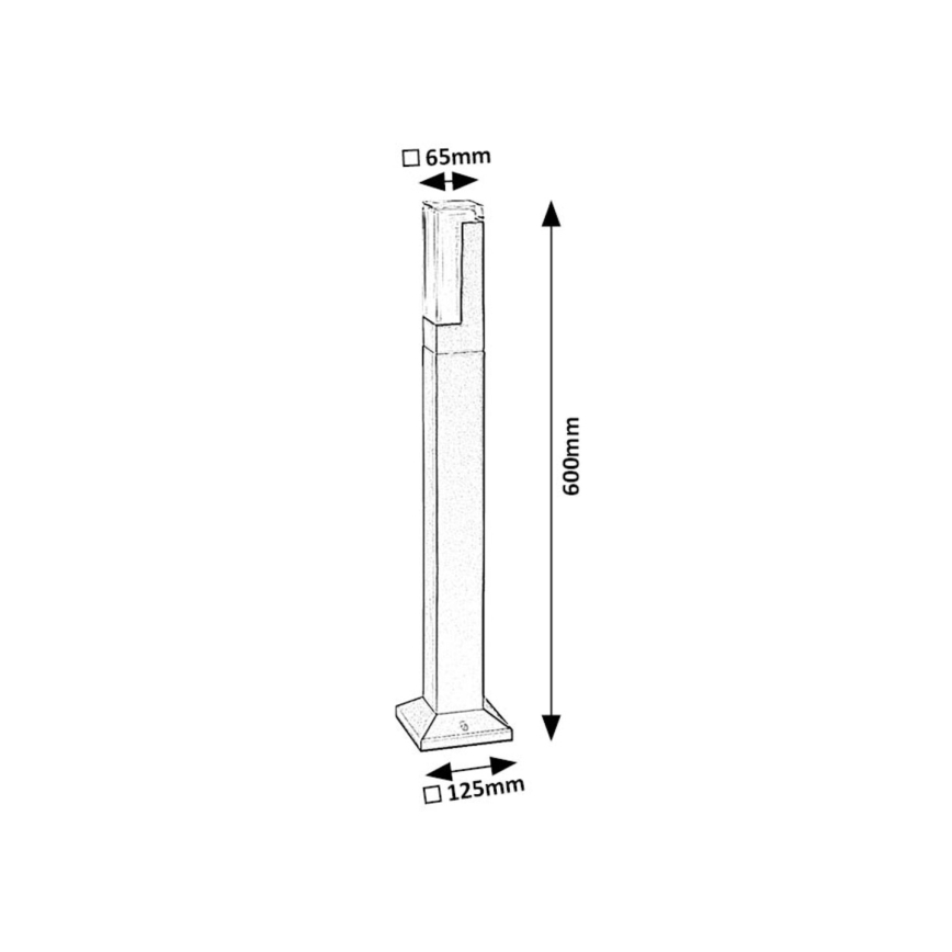 Rabalux - LED-ulkolamppu LED/7W/230V IP54