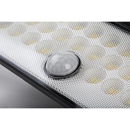 Rabalux - LED-aurinkovalonheitin anturilla LED/8W/3,7V 1800mAh IP65 + kauko-ohjaus
