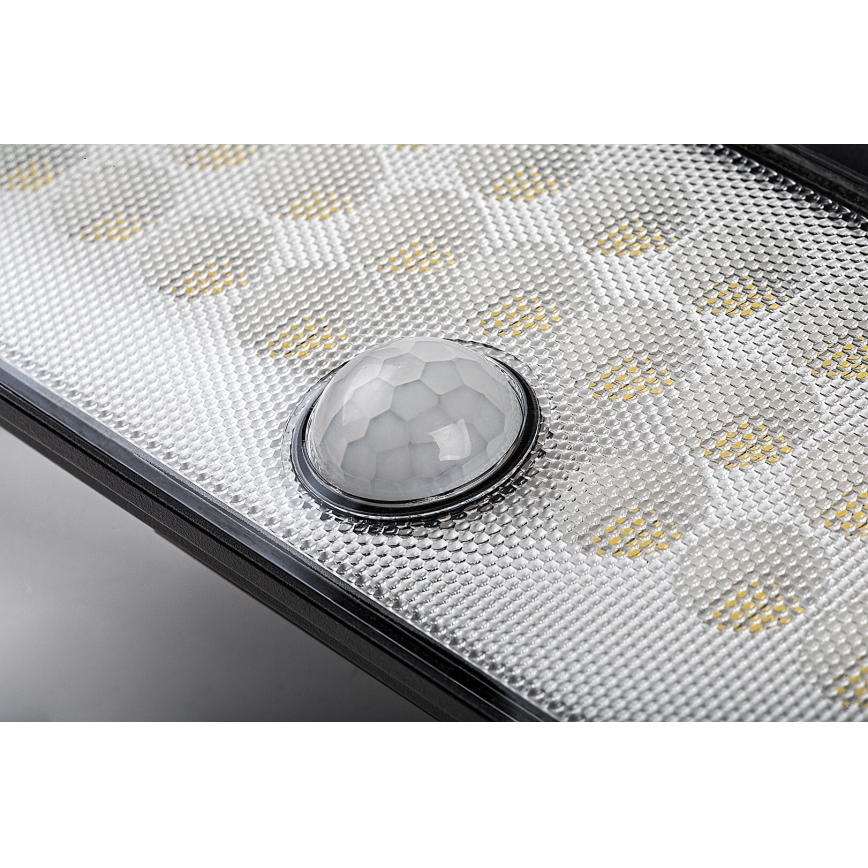 Rabalux - LED-aurinkovalonheitin anturilla LED/8W/3,7V 1800mAh IP65 + kauko-ohjaus
