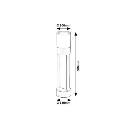 Rabalux - LED-ulkolamppu LED/12W/230V IP44 50 cm