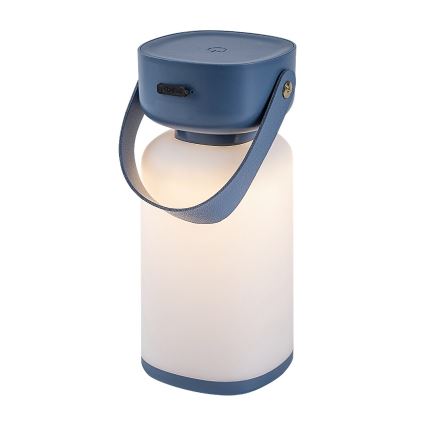 Rabalux - LED Himmennettävä ladattava ulkopöytävalaisin LED/3W/5V IP44 sininen