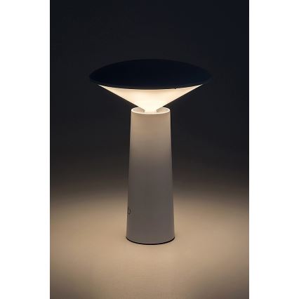 Rabalux - LED Himmennettävä ladattava kosketuspöytävalaisin POLPERRO LED/3W/3,7V 1200mAh valkoinen