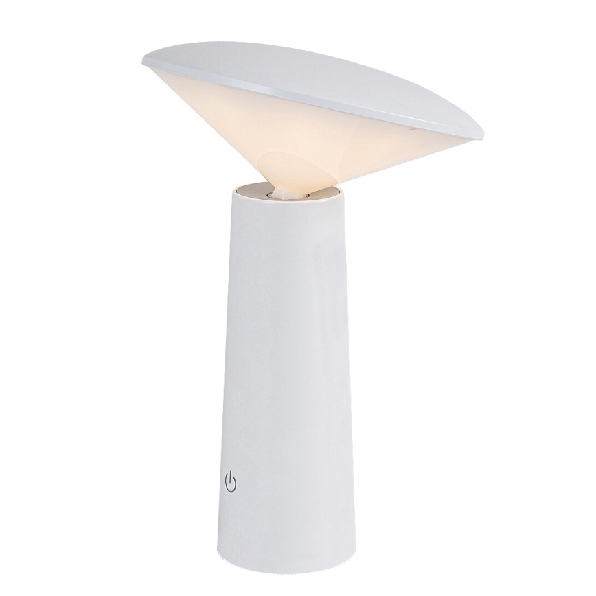 Rabalux - LED Himmennettävä ladattava kosketuspöytävalaisin POLPERRO LED/3W/3,7V 1200mAh valkoinen
