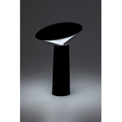 Rabalux - LED Himmennettävä ladattava kosketuspöytävalaisin POLPERRO LED/3W/3,7V 1200mAh musta
