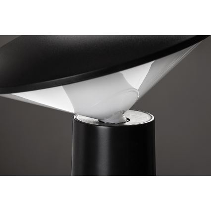 Rabalux - LED Himmennettävä ladattava kosketuspöytävalaisin POLPERRO LED/3W/3,7V 1200mAh musta
