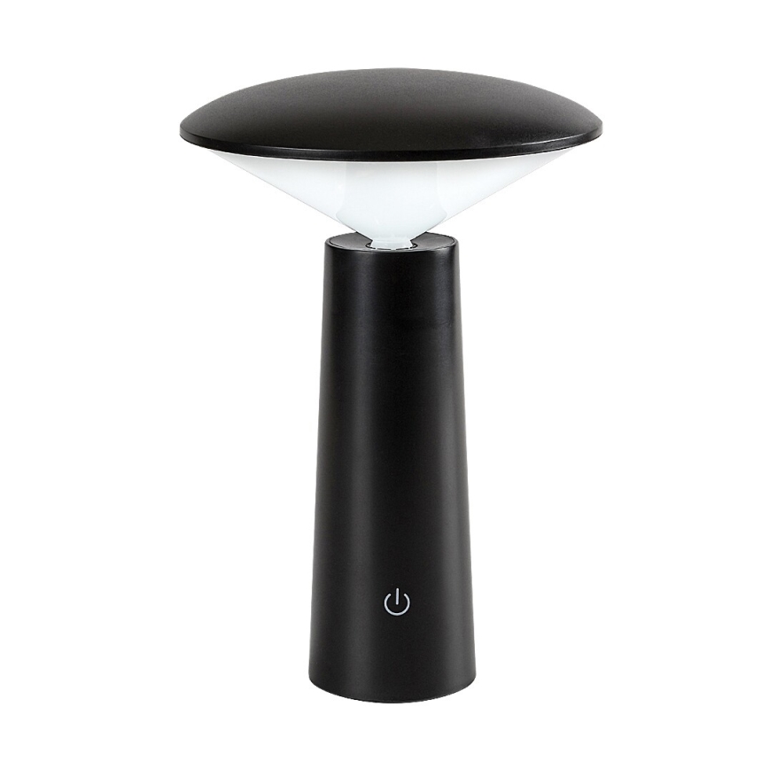 Rabalux - LED Himmennettävä ladattava kosketuspöytävalaisin POLPERRO LED/3W/3,7V 1200mAh musta