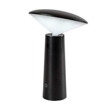 Rabalux - LED Himmennettävä ladattava kosketuspöytävalaisin POLPERRO LED/3W/3,7V 1200mAh musta
