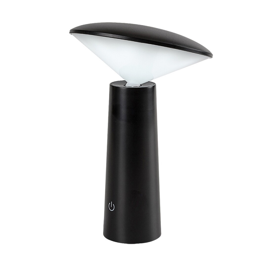 Rabalux - LED Himmennettävä ladattava kosketuspöytävalaisin POLPERRO LED/3W/3,7V 1200mAh musta