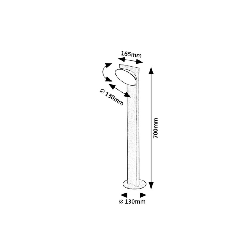 Rabalux - LED-ulkolamppu LED/12W/230V IP54