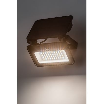 Rabalux - LED-aurinkovalonheitin anturilla LED/6W/3,7V 3000/4000/6500K IP65
