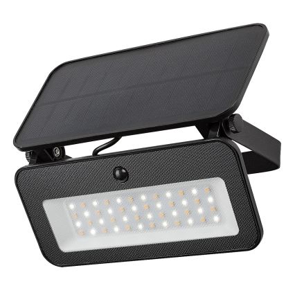 Rabalux - LED-aurinkovalonheitin anturilla LED/8W/3,7V 3000/4000/6500K IP65