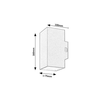 Rabalux - LED-ulkoseinävalaisin LED/18W/230V 2700/4000/6500K IP65 valkoinen