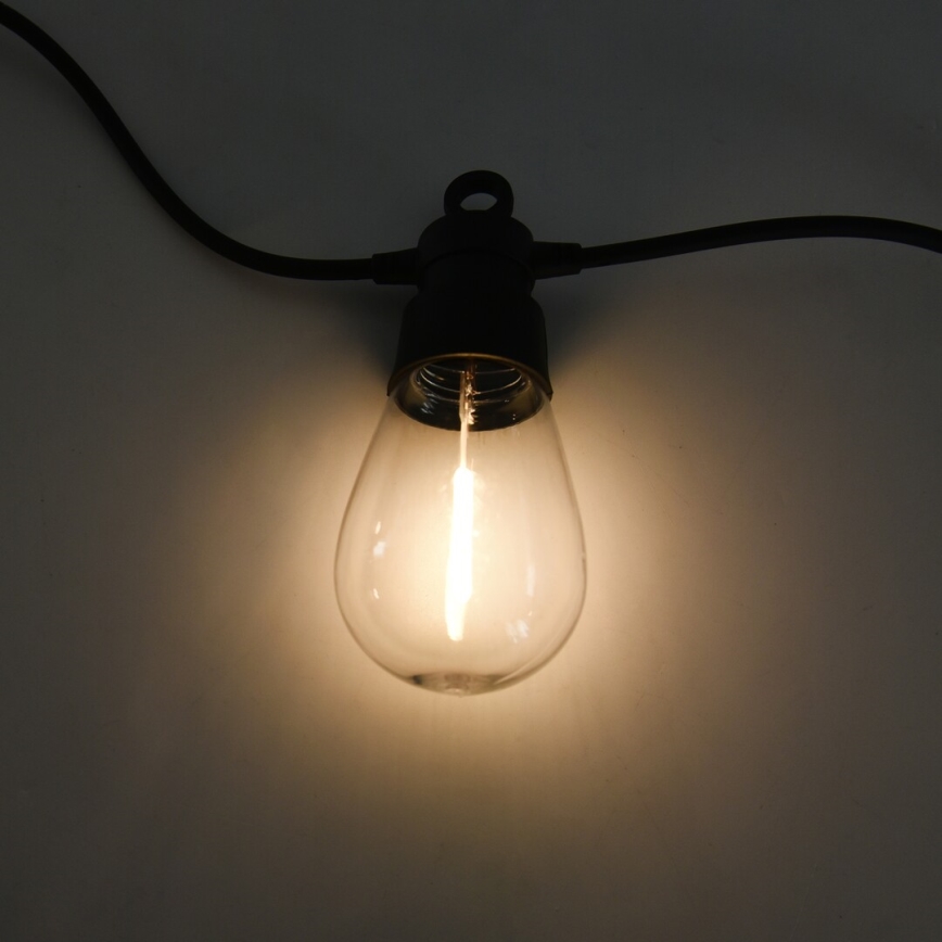 Rabalux - LED-aurinkoketju LED/3,6W/3,7V 6,5 m 1200mAh IP44