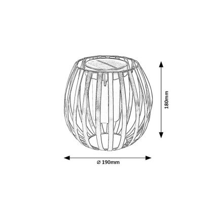 Rabalux - LED-aurinkovalaistus LED/1W/1,2V 300mAh IP44