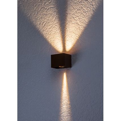 Rabalux - LED-ulkoseinävalaisin LED/10W/230V IP54 ruskea