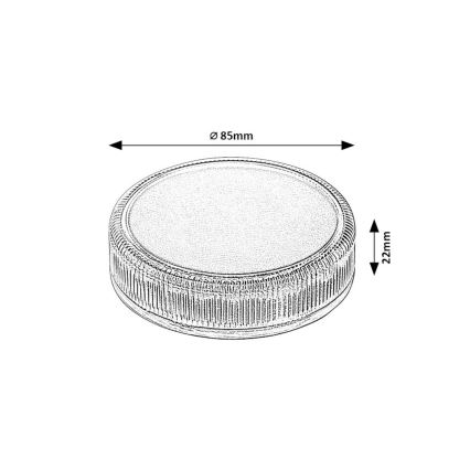 Rabalux - LED-aurinkovalaistus LED/0,3W/1,2V 800mAh IP65