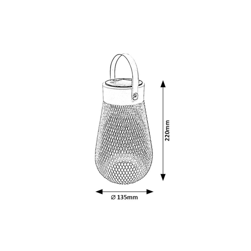 Rabalux - LED aurinkovalaisin LED/0,16W/1,2V 400mAh IP44