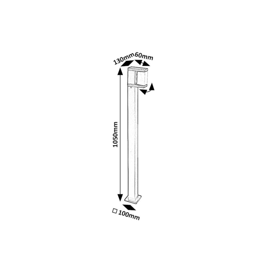 Rabalux - LED-ulkolamppu LED/10W/230V IP54