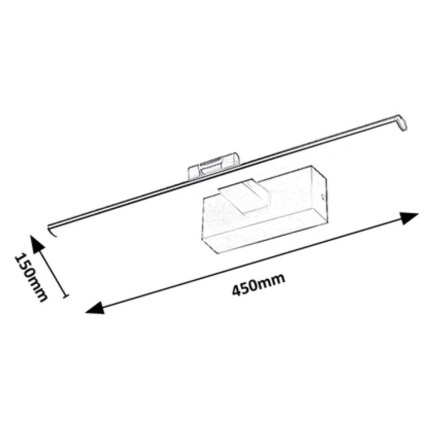 Rabalux - LED-kuvavalo LED/8W/230V 3000K 45 cm