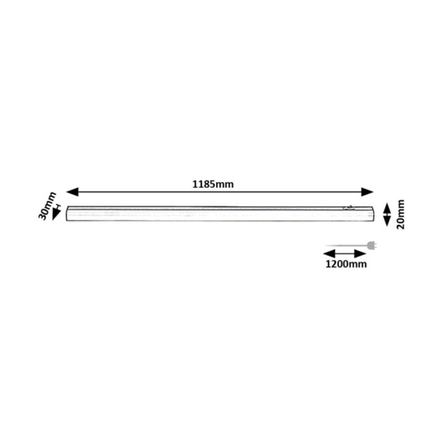 Rabalux - LED Työtasovalo LED/18W/230V 4000K 118 cm