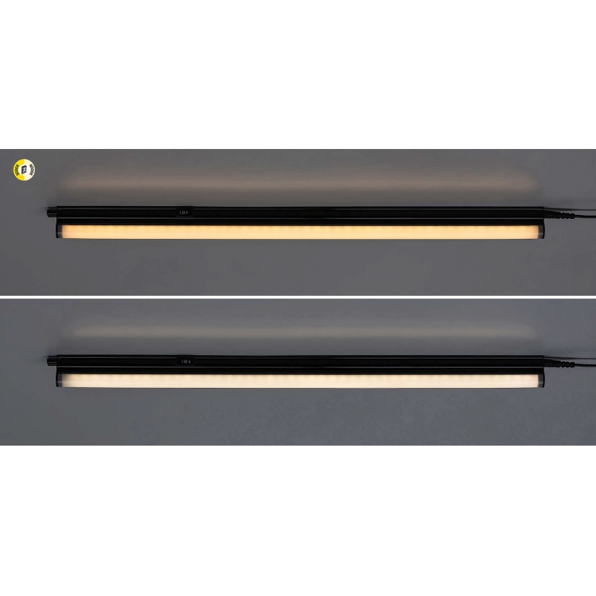 Rabalux - Keittiökaappien alla oleva LED-valo LED/12W/230V 3000/4000K musta