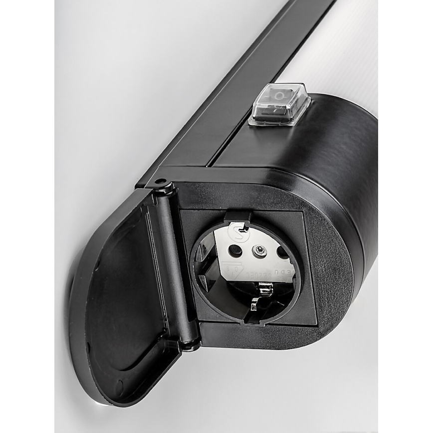 Rabalux - Keittiökaappien alla oleva LED-valo laatikolla LED/17W/230V 4000K IP44 musta 57 cm
